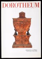 2018 Dorotheum Antiquitäten und Möbel árverési katalógus, benne antikvitásokkal és bútorokkal.