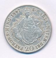 1847B 20kr Ag "V. Ferdinánd" T:VF Hungary 1847B 20 Kreuzer Ag "Ferdinand V" C:VF Huszár:2081.,Unger III.: 1419.