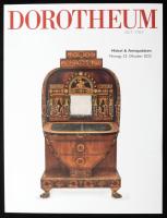 2023 Dorotheum Möbel &amp; Antiquitäten árverési katalógus, benne bútor és antikvitás.