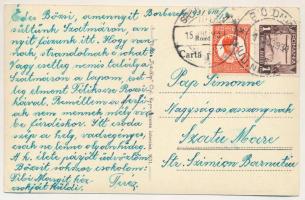 1934 Radnaborberek, Borberek-fürdő, Valea Vinului; úti részlet, gyaloghíd / road, footbridge