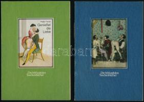 2 db - Fendi, Peter: Genießt die Liebe. + Der Liebe Lust II. Teil. Die bibliophilen Taschenbücher. 1980, 1981, Harenbeg. Kiadói papírkötés, kissé kopottas állapotban.