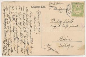 1916 Fogarasi-havasok (Fogarasi Kárpátok), Fogarascher Karpathen, Muntii Fagarasului; Podragul hegy ...