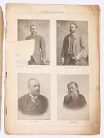 1893 Ellenzéki Arczképcsarnok c. képes folyóirat I. évfolyamból 3 száma. szerk: Szeless Adorján, Kia...