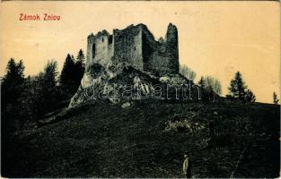 1917 Znióváralja, Klastor pod Znievom; várrom. G. 5904. (W.L. ?) / Zámok Zniov, Znievsky hrad / castle ruins (fa)
