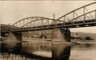 Puhó, Púchov; Vág partja, híd / Váh riverside, bridge. photo (EK)