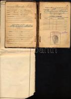 1947 Brazil munkakönyv magyar személy részére, hozzá magyar hivatalos fordítás