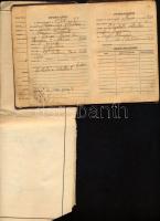 1947 Brazil munkakönyv magyar személy részére, hozzá magyar hivatalos fordítás