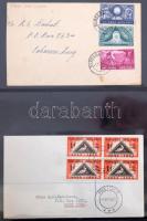 Dél-Afrikai Köztársaság 70 db főleg modern levél, FDC albumban