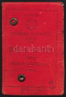 1925 Román hadirokkant fényképes igazolványa 

1925 Romanian war invalid's photo ID