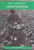 Fiala Ferenc - Marschalkó Lajos: Vádló bitófák. A magyar nemzet igazi sírásói. [Reprint kiadás.] Budapest, 1999. Gede Testvérek Bt. 296 p. Szövegközti fényképekkel illusztrált. ,,1946. március 12. emlékezetes napja a magyar történelemnek: magyarokat akasztani gyűlt össze a gettó népe. A féktelen bosszú, és a tragédiához vezető út megrázó története ez a kötet, melyben a bitófák igazságért kiáltanak Bárdossytól Szálasiig, minden ,,háborús bűnösnek" hazudott, igaztalanul legyilkolt magyarnak. A jól ismert szerzők a Nemzet valóságos lefejezését ismertetik az amerikai fogságtól a zsidó-kommunisták bitófájáig.'' A kötet fülszövege: ,,Az 1946-os úgynevezett magyar ,,háborús bűnösökről'', a magyar jobboldal politikai, szellemi elitjét bitófára juttató népbírósági üzelmekről számos könyv jelent meg, amikből a tárgyilagos igazságkeresés vagy a mártíroknak kijáró köteles kegyelet helyett, a hazugság és a győzelem mámorában tobzódó púposok, erkölcsi és szellemi degeneráltak hatezeréves gyűlölete szól hozzánk. Ugyanakkor, ma a nemzet vezetésére hivatott értelmiség nagytöbbsége, (sajnos még a magát jobboldalinak mondók nagy része is) a magyar hagyományos, tiszta erkölcsi felfogástól idegen, az egyén és a nemzethalált magában hordó immoralitást és hazugságtömeget magáévá téve gyalázza és megveti (önös érdekből vagy bűnös tudatlanságból) saját nemzete hős fiait, kik a hazáért rajongó hazaszeretetükben életüket áldozták. Mára a szalonképesség előfeltételévé vált nyilasozni, gyalázni, rugdosni Szálasi Ferencet a többi mártírral egyetembe, akiktől a mindenkinek kijáró tisztességes sírt is megtagadják. Ez a politikai és erkölcsi elaljasodás legalsó foka. Hogy a felnövekvő, új magyar nemzedék ne lépjen ebbe az erkölcsi mocsárba és hogy fel tudja ismerni a nemzet ,,igazi sírásóit'' adjuk közre a nemzeti emigráció két halhatatlanjának, Fiala Ferencnek és Marschalkó Lajosnak, az ártatlanul gyalázott magyar mártíroknak igazságot szolgáltató megrázó művét. A tények ismerete után az a magyar olvasó vessen követ rájuk, aki a mindenkit egyenlőn megítélő legfelsőbb bíró előtt tiszta lelkiismerettel mondaná, hogy én Szálasi Ferencnél erkölcsileg tisztább, önzetlenebb és nagyobb áldozatot hoztam. De ne feledje; a mártírok kritériuma nem valamely politikai felfogás, hanem a rajongó hazaszeretet, amely a hazáért minden áldozatra, még a saját élete feláldozására is kész. És mindazok, akikben a nemzet tragédiája és lesújtó jelene már megölt minden jövőbe vetett hitet, soha ne feledjék: ,,Nagypéntek nélkül nincs Feltámadás!'' Fűzve, illusztrált kiadói borítóban, szép példány.