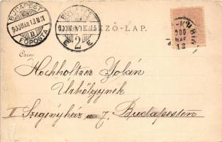 1900 Árvaváralja, Árva-Váralja, Oravsky Podzámok; Árva vára, Alsókubin, híd. Vilmos Immergut kiadása...