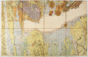 1920 A Balaton-tó környékének részletes geológiai térképe 4 lapon. A nagyméltóságú m. kir. földmüvel...