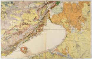 1920 A Balaton-tó környékének részletes geológiai térképe 4 lapon. A nagyméltóságú m. kir. földmüvel...