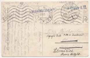 1919 Nagymihály, Michalovce; Kossuth Lajos utca, Gambrinus sörcsarnok és mozgószínház (mozi), Zemplé...