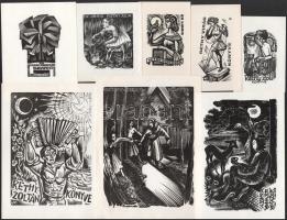 Klf. alkotók (Menyhárt József, Drahos István, Várkonyi Károly, Varga Mátyás, Fery Antal stb.): 19 db...