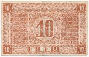 Románia / Temesvár 1919. 10f helyipénz / szükségpénz T:VG
Romania / Timişoara 1919. 10 Fileri local...
