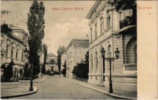 1906 Bucharest, Bukarest, Bucuresti, Bucuresci; Aleea Carmen-Sylva. Ad. Maier &amp; D. Stern / promenade (fa)
