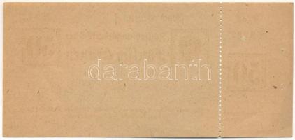 Ausztria 1921 k. 50K "Zollzahlungsmarke-vasúti vámbárca" "042 0,207" T:AU tűlyuk...