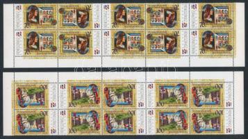 2008 Bélyegnap sor tízestömbökben, egyenes és fordított képállású párokkal