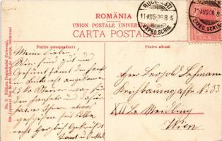 1906 Bucharest, Bukarest, Bucuresti, Bucuresci; Hotel de Franta / hotel (EK)