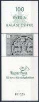 2002 Halasi csipke feketenyomat blokk, A Magyar Posta ajándéka (18.000)