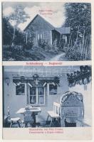 1917 Segesvár, Schässburg, Sighisoara; Frank villa, parasztszoba a Frank villában. W. Nagy kiadása / Villa Franka, Bauernstube / villa, interior, Transylvanian folklore (EK)