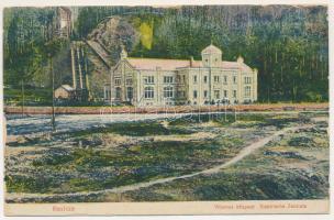 Resicabánya, Resica, Resicza, Resita; Villamos központ. Braumüller L. kiadása / Elektrische Zentrale / electric power plant (felületi kopás / worn surface)