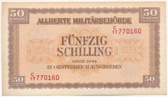 Ausztria 1944. Szövetséges megszállás 50Sch "C17 770160" T:AU kis sarokhajlások Austria 1944. Allied Occupation 50 Schilling "C17 770160" C:AU small corner folds Krause P#109