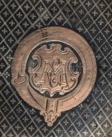 Ezüst (Ag) tokos zsebóra üveg nélkül, d: 5cm, működik, bruttó 88g