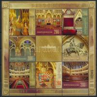 2012 Országház II. - Üléstermek - Művészetek I. speciális változatú blokk