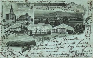 St Paul by Pragwald with spinning manufacture litho (EK)