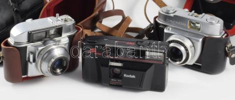 3 darab fényképezőgép, Beiermatic, Beirette, Kodak