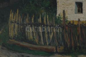 Paál Albert (1895-1968): Erdőszéli tanya, 1922. Olaj, vászon, jelezve jobbra lent. Hátoldalán Paál A...