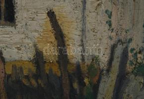 Paál Albert (1895-1968): Erdőszéli tanya, 1922. Olaj, vászon, jelezve jobbra lent. Hátoldalán Paál A...