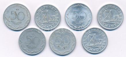 1948-1969. 50f Al (7xklf) T:AU-VF