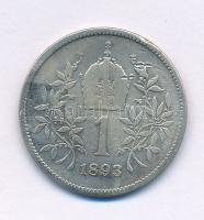 Ausztria 1893. 1K Ag "Ferenc József" T:F
Austria 1893. 1 Corona Ag "Franz Joseph&quo...