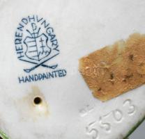 Herendi favágó fiú. Jelzett, kézzel festett, hibátlan, m: 14,5 cm