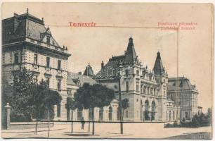 Temesvár, Timisoara; Józsefvárosi pályaudvar, vasútállomás. Leporellolap 10 képpel / Iosefin railway station. Leporellocard with 10 pictures