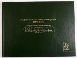 Magyar kiállítási levélzáró bélyegek 1896-1945. Compiled by Károly Balázs. Bp., 1996. 87p. 20. számozott, névre szóló példány. Kiadói műbőr kötés, jó állapotban.