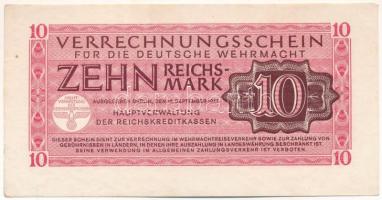 Német Harmadik Birodalom / Deutsche Wehrmacht 1944. 10M T:XF German Third Reich / Deutsche Wehrmacht 1944. 10 Mark C:XF Krause P#M40