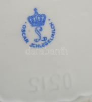 Schlegelmilch porcelán bonbonniere. Matricás, jelzett,. hibátlan 13 cm