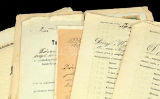 1898-1907 Szeged, Dóczi Mihály (1886-?) tanító iratai: iskolai bizonyítványok, tanítóképző-intézeti ...