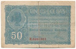 Románia / Német megszállás 1917. 50b "E6097061" T:VG Romania / German occupation 1917. 50 Bani "E6097061" C:VG Krause P#M2