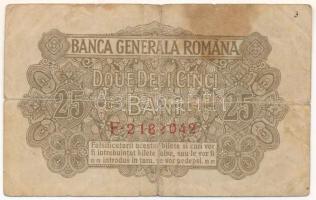 Románia 1917. Német megszállás 25b "F 2182042" T:VG
Romania 1917. German occupation 25 Ba...
