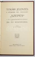 3 db szabadkőműves füzet (1896-1911):

Arató Frigyes: Páholyunk müködése az 1895. évben. Titkári j...
