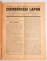 1940 Csendőrségi lapok szerk: Besenyői Beöthy Kálmán, január 1-i száma, Garay borítójával,