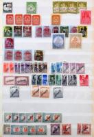 1914-1998 Magyar összeállítás 3 db A/4 berakóban (egyik gyűrűs) másodpéldányokkal, sorokkal, darabokkal + 5 db postatiszta blokk