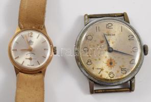 4 db mechanikus karóra: Cornavin 2 db, Pobeda + Continental kvarc, részben működnek