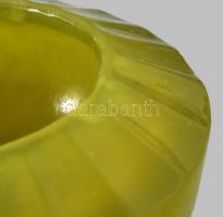 cca 1930 Jáde bonbonier, 8,5x7 cm