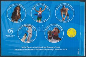 2008 MVM Öttusa Világbajnokság 4 darabos emlékív garnitúra